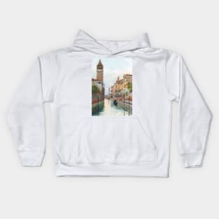 St. Banaba Canal in Venice Kids Hoodie